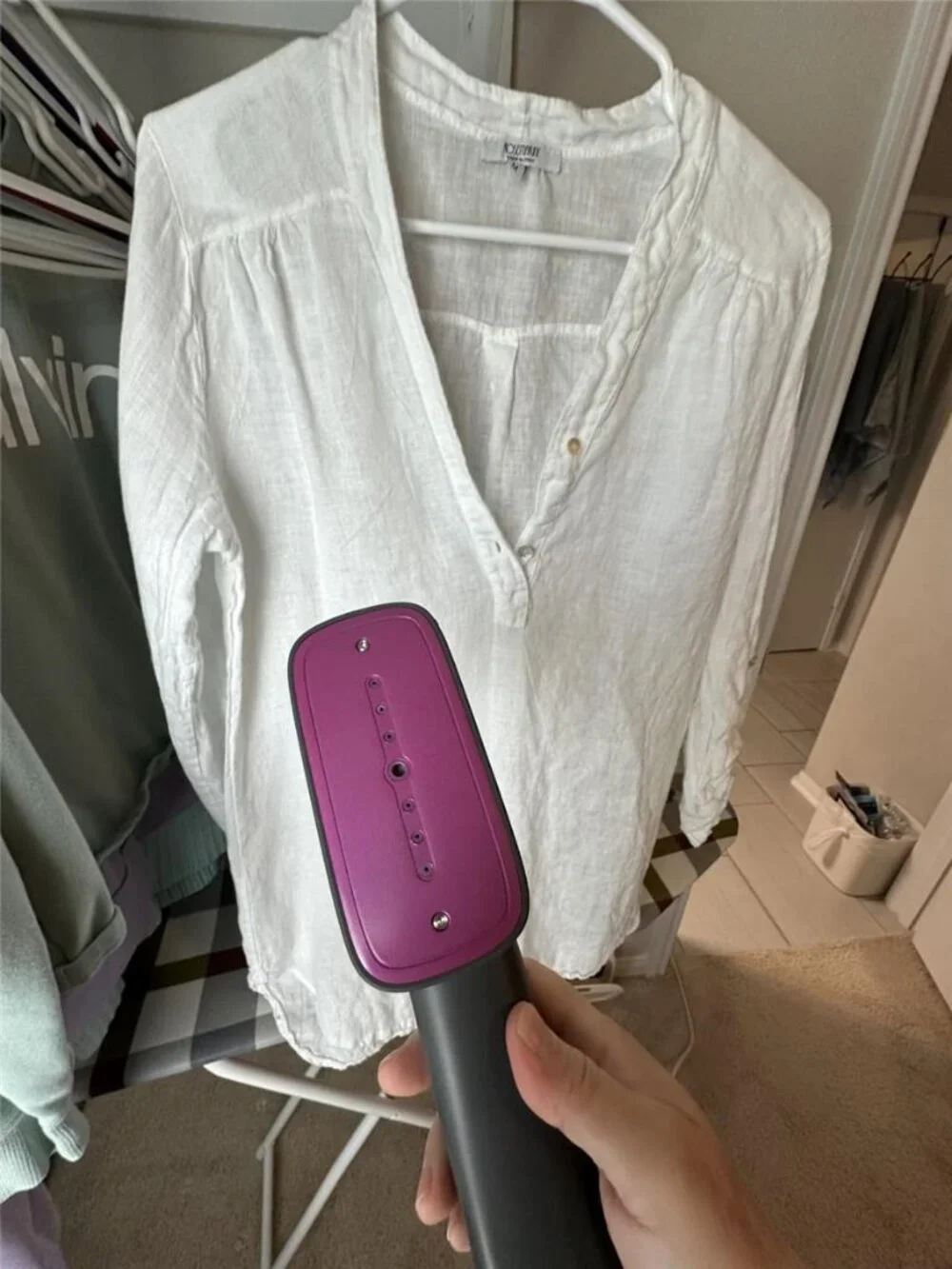 Steamer for Clothes, 110-240V Travel Steamer & Iron 2 in 1, 1000W
